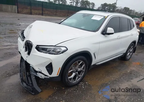 2022 BMW X3 xDrive30I z USA, uszkodzony, nr VIN 5UX53DP08N9L14605